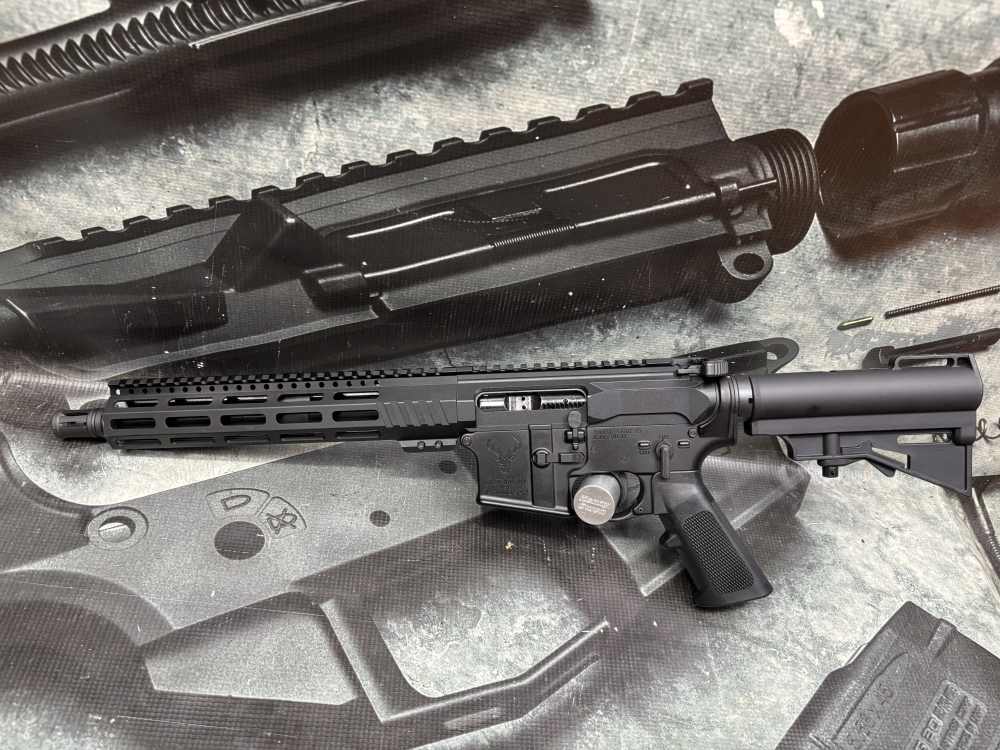 Stag-15 Left hand pistol 300 blackout Mlok 10.5" 5.5# trigger CAR brace-img-0
