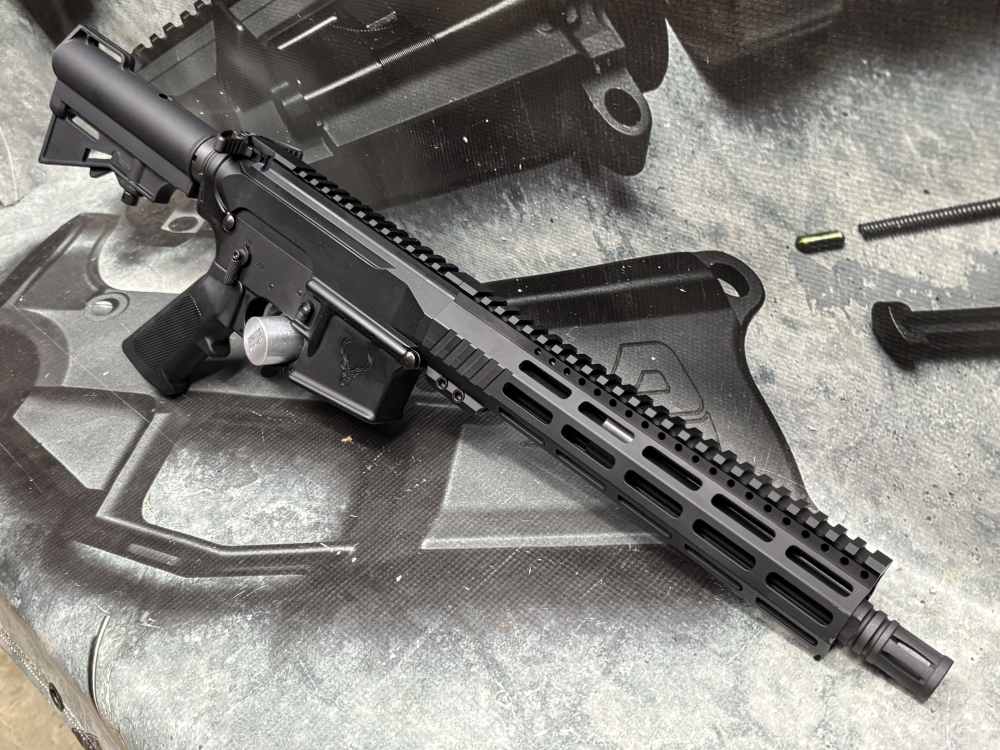 Stag-15 Left hand pistol 300 blackout Mlok 10.5" 5.5# trigger CAR brace-img-4