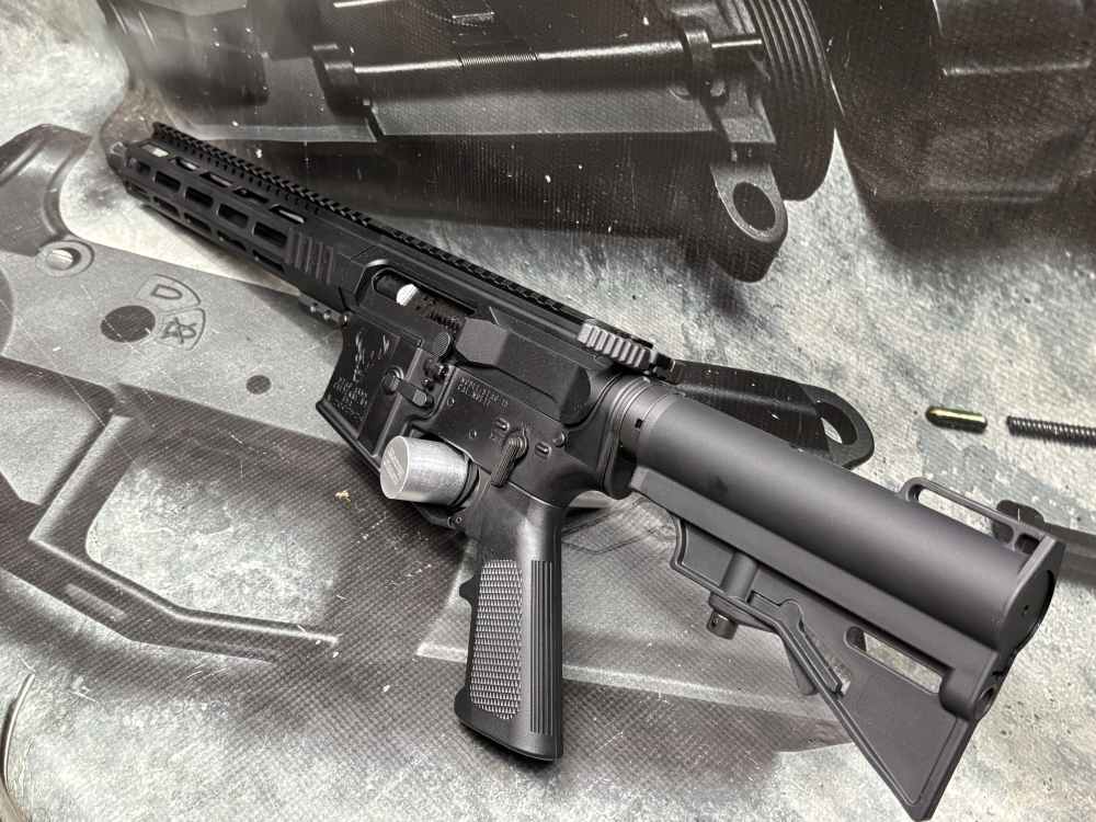 Stag-15 Left hand pistol 300 blackout Mlok 10.5" 5.5# trigger CAR brace-img-7