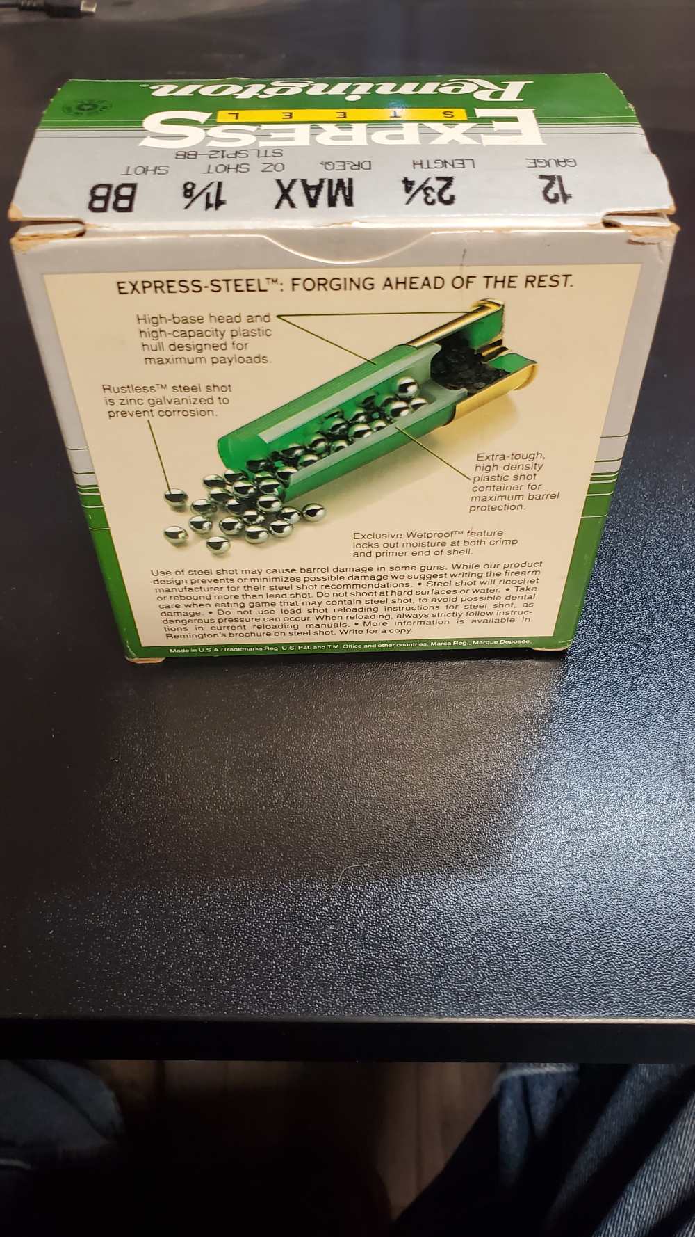 Remington Express Steel 12 GA 2 3/4” BB Shot 1 1/8 oz – 25 Rds – Made in US-img-3