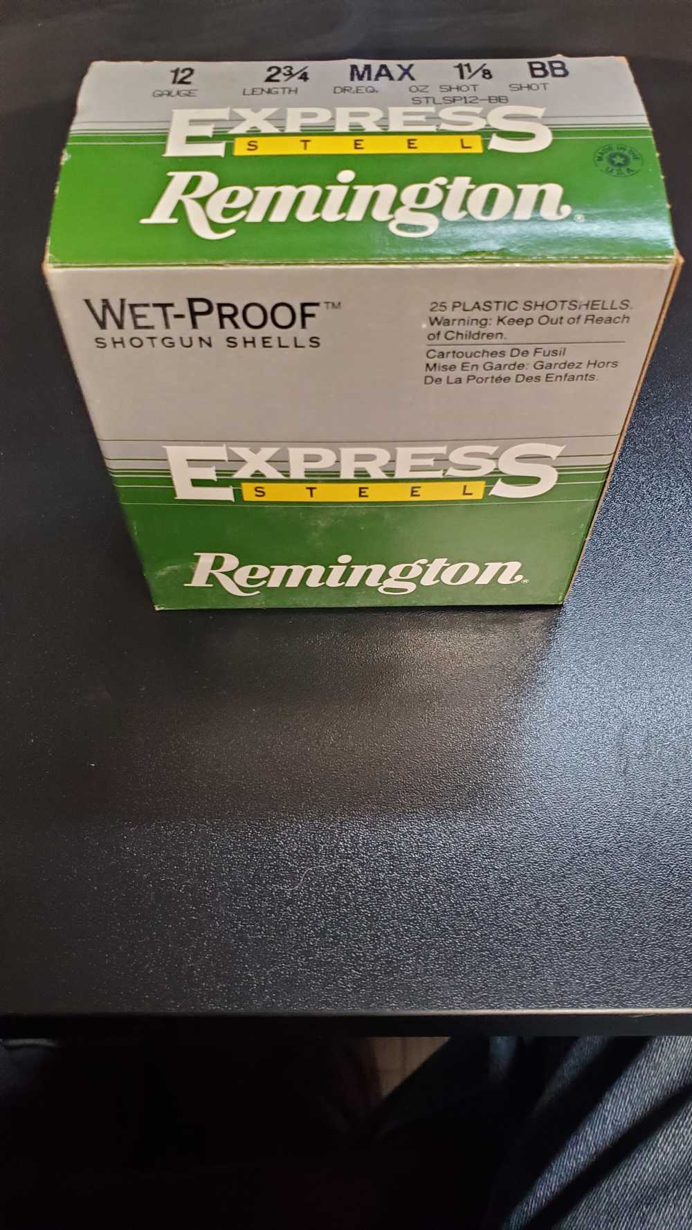 Remington Express Steel 12 GA 2 3/4” BB Shot 1 1/8 oz – 25 Rds – Made in US-img-2