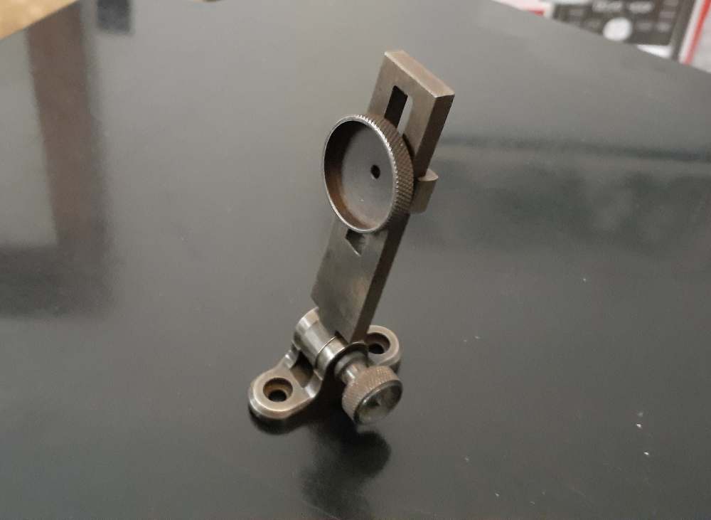 Vintage Graduated Mid Range Rifle Tang Peep Sight Marlin Ballard 1892  97-img-2