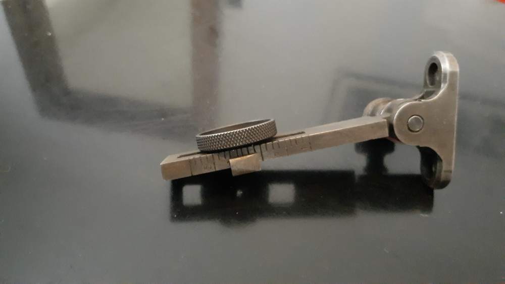 Vintage Graduated Mid Range Rifle Tang Peep Sight Marlin Ballard 1892  97-img-5
