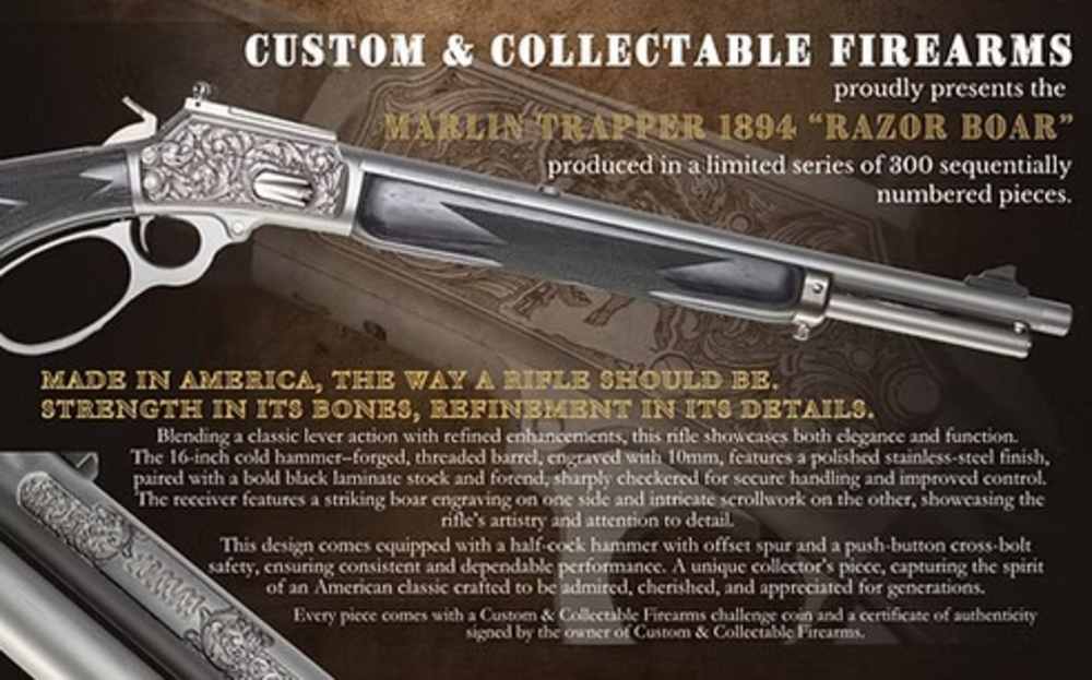 1894 Trapper Razor Boar - 10mm - Custom & Collectale Limited Edition of 300-img-13