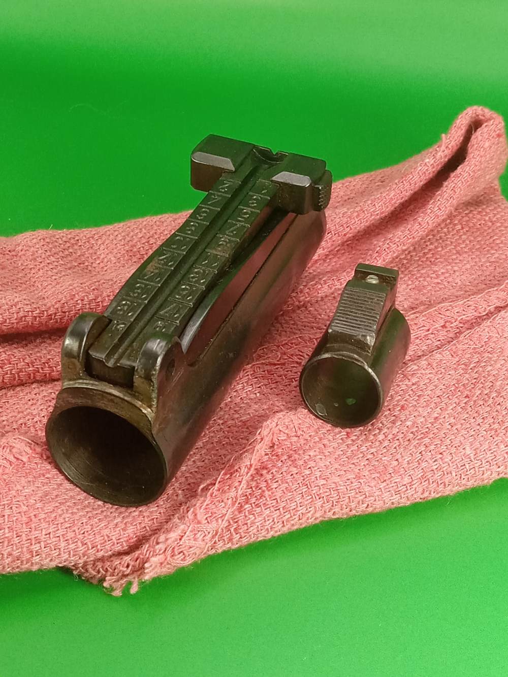 WWII German K98k Sight Set WaA18 Rear Assembly & FN Belgium WaA140 Front-img-0