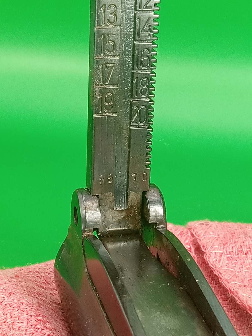WWII German K98k Sight Set WaA18 Rear Assembly & FN Belgium WaA140 Front-img-11