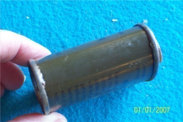 VINTAGE 2 OZ CLEANER-RIFLE BORE USGI TIN WW2?-img-2