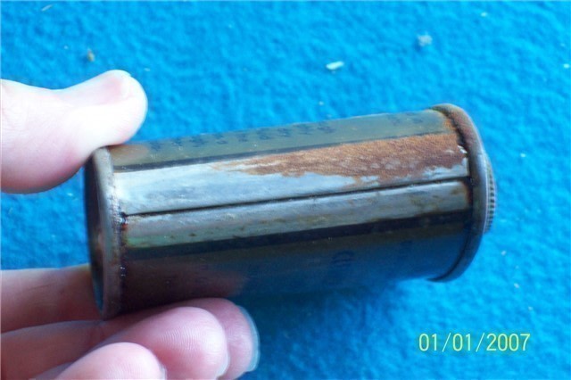 VINTAGE 2 OZ CLEANER-RIFLE BORE USGI TIN WW2?-img-3