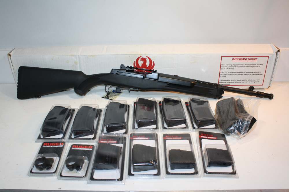 Ruger Mini-30 tactical, 7.62x39mm, 12 magazines; UNFIRED -img-0