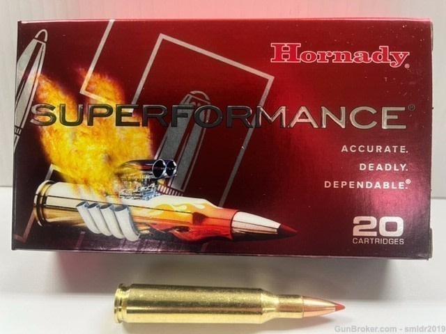 20 Rds Hornady 257 Roberts +P 117gr SST Factory New!-img-1