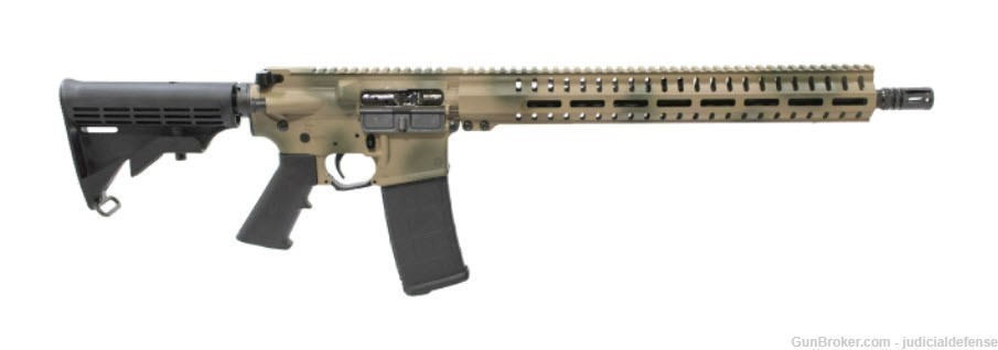 CMMG Resolute MK4 5.56mm AR15 with FDE Battle Worn Cerakote Finish 55AE1E5-img-0