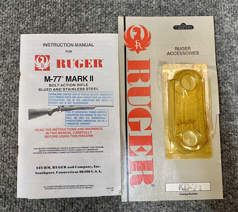 Ruger M-77 MKII All Weather Rare 7.62X39 rifle 1991 Rare with box -img-37
