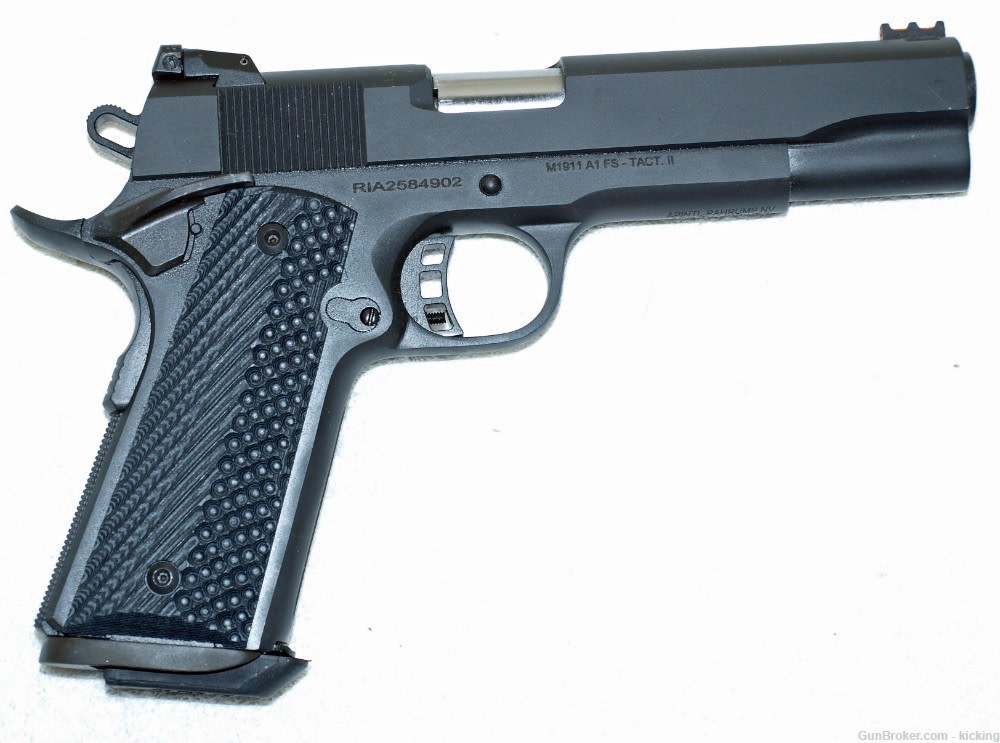 Armscor M1911A1 Rock Ultra FS Cal 10MM Fiber Optic Front Sight-img-1