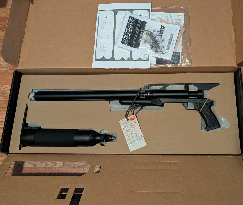 AirForce Condor SS Black .177 Air Gun with a TON of Extras-img-0
