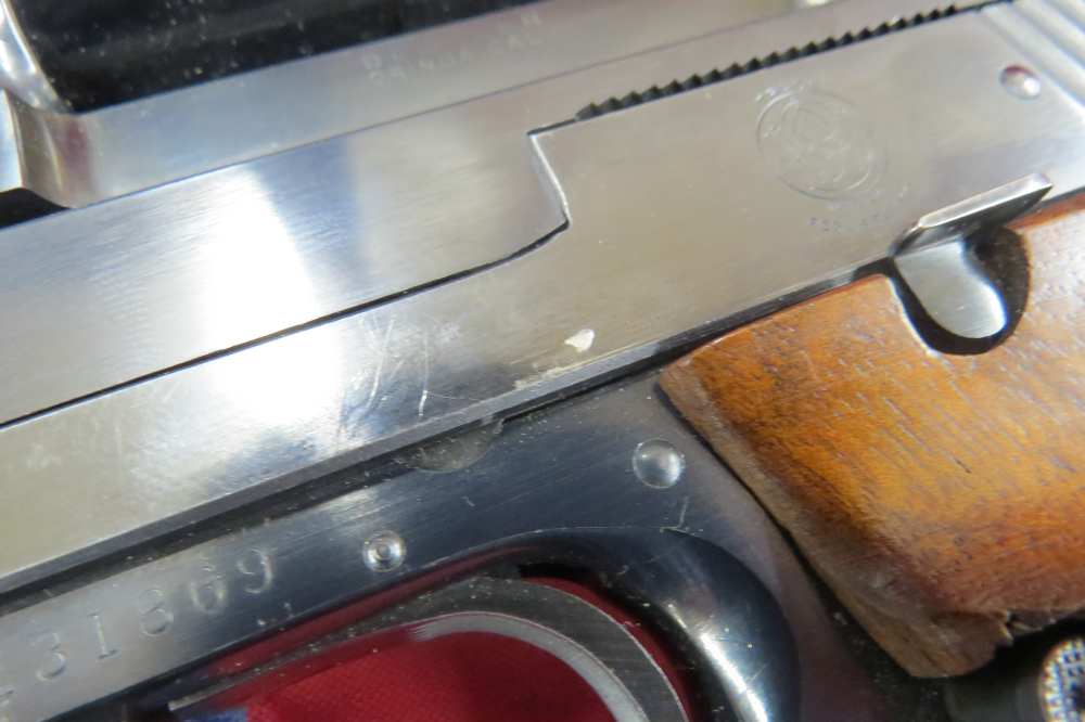 Smith & Wesson Model 41 22LR Cocking Indicator -Leupold M8-4X EER Scope-img-17