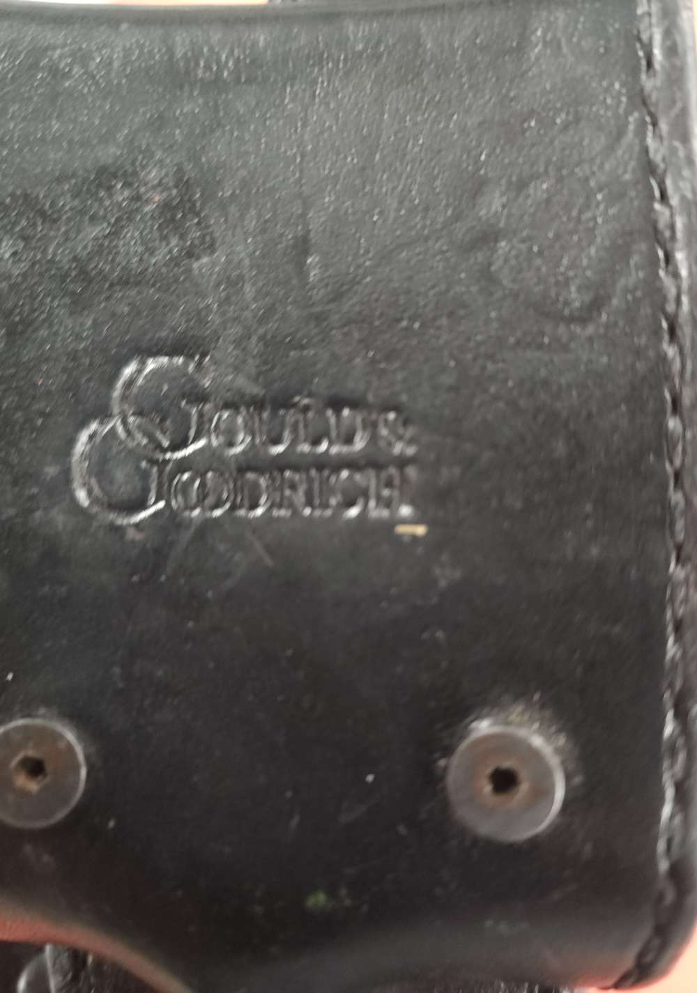 GOULD & GOODRICH TRIPLE RETENTION L/H BLACK DUTY HOLSTER-img-2