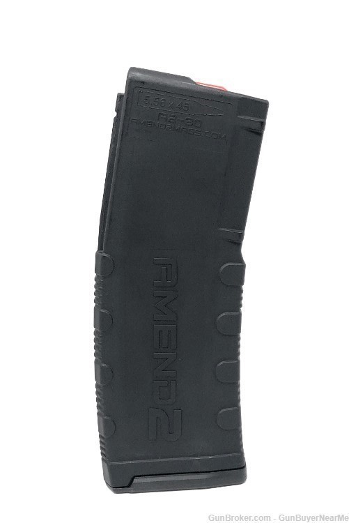 Amend2 AR-15 Magazine 5.56x45 A2-30 / Blackout Polymer-img-2