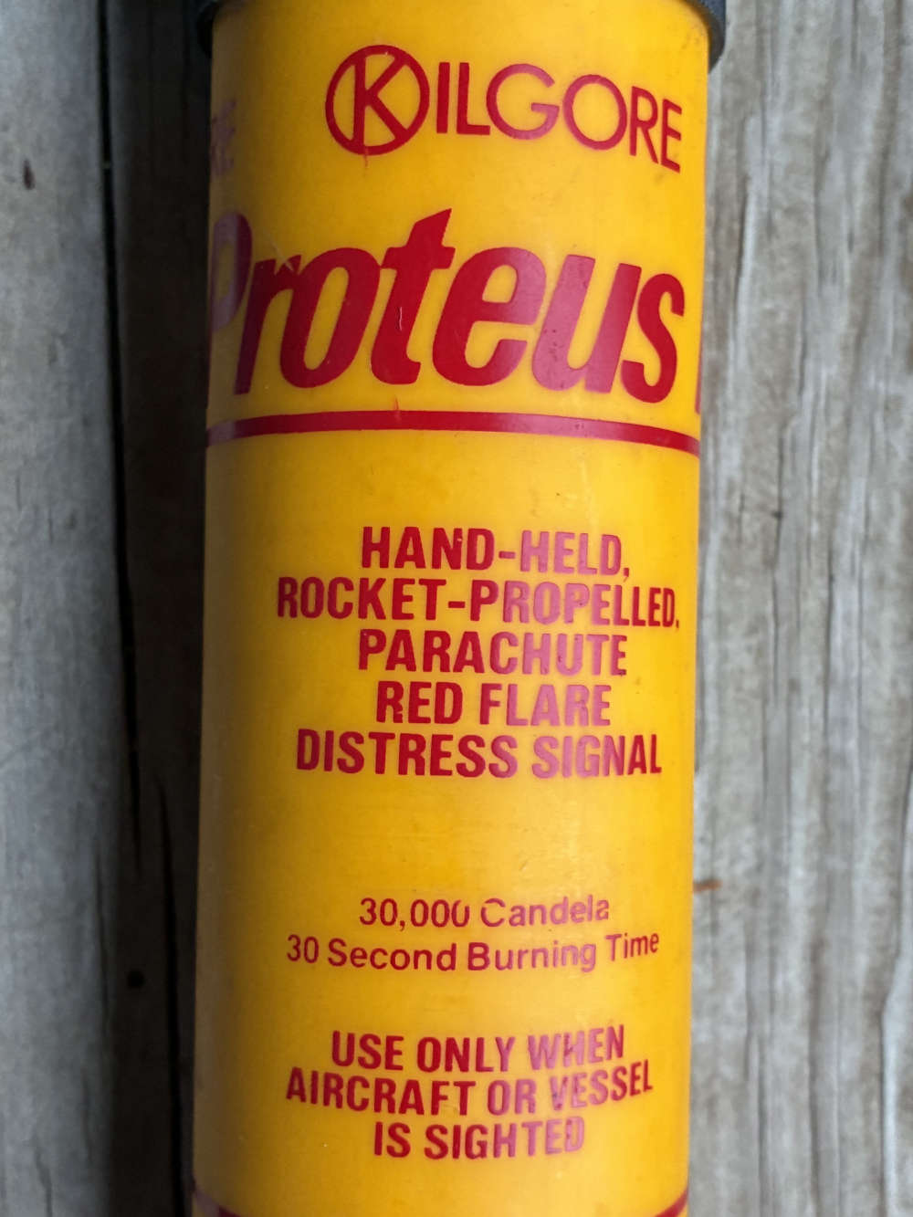 Mk3 Red Handheld Parachute Flare-img-2