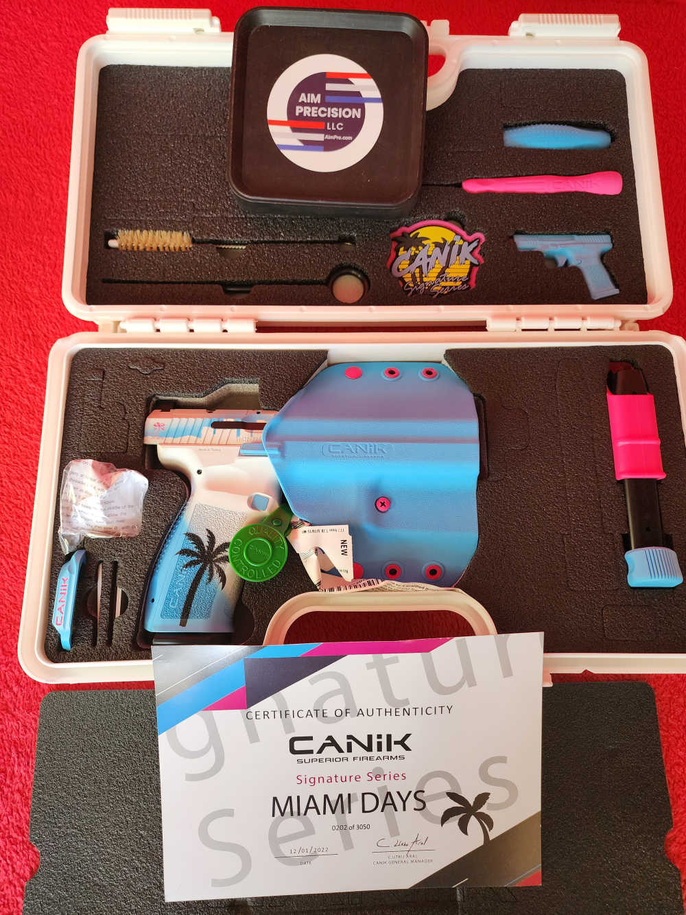CANIK METE SFT MIAMI DAYS  SN# 202 / 3050 9MM 4.5" -img-0