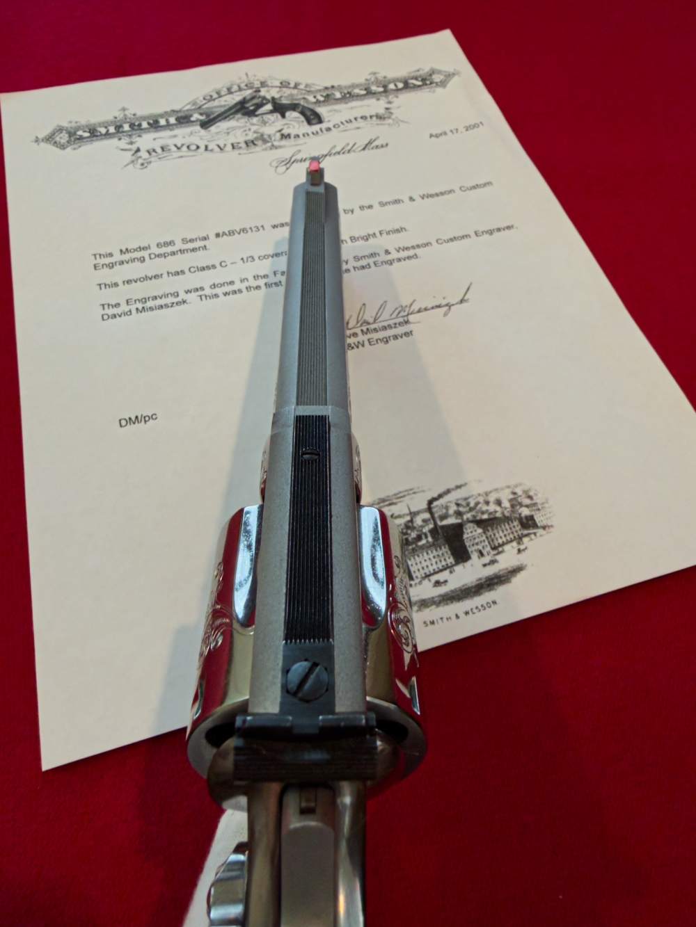 Exquisite Factory Engraved Smith & Wesson Model 686 Double Action Revolver-img-12