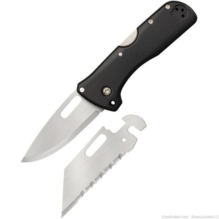 Cold Steel Click N Cut Pocket Knife 2.5" Drop Point 420J2 Polished Blade -img-0