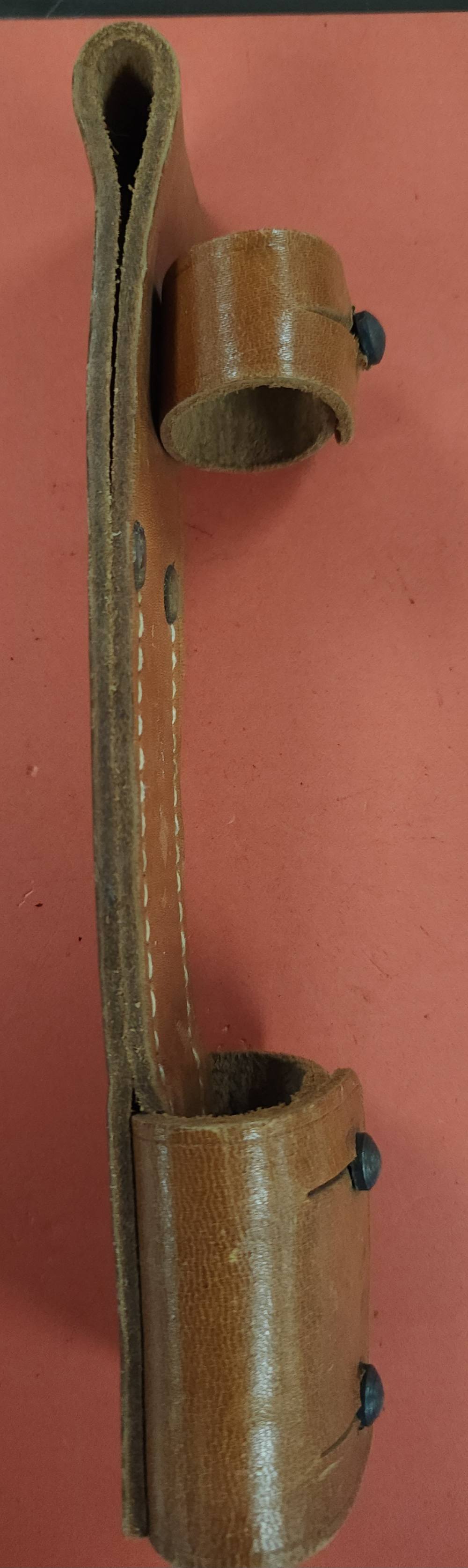 ROMANIAN LEATHER AK-47 BAYONET FROG-img-1