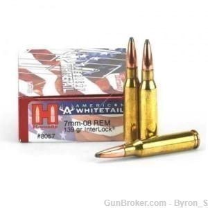 20rds Hornady American Whitetail™ JSP 7mm-08 REM 139gr PSP 8057 + FAST SHIP-img-1