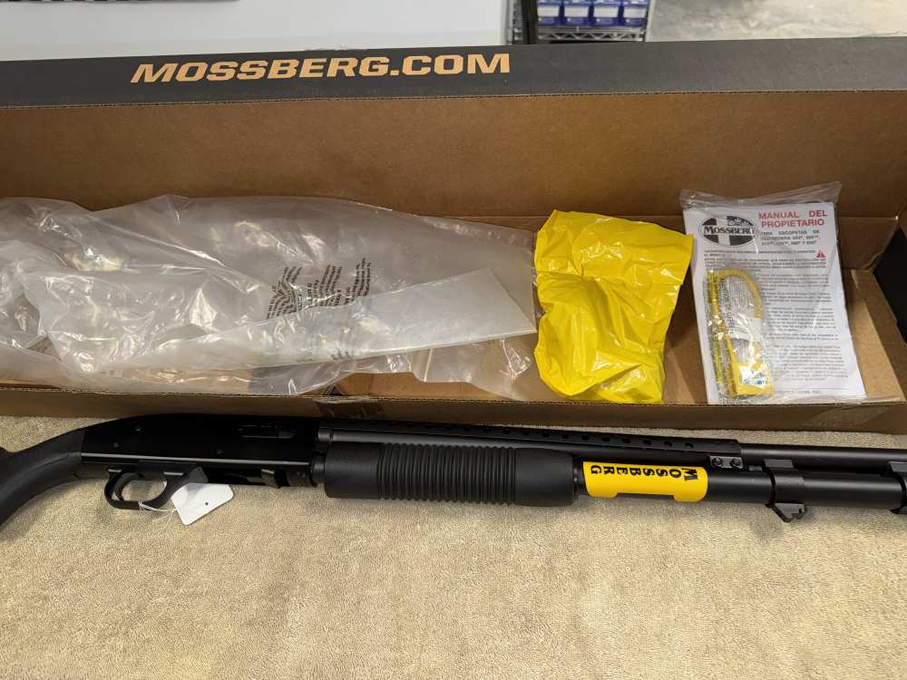 New Mossberg 590 Persuader 12 Gauge 20” Barrel Pump Shotgun 50694-img-2