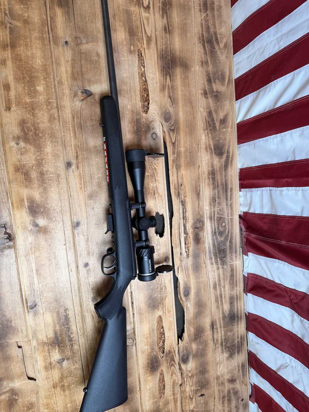 *Like New* Savage 93R17 .17 HMR Rifle w/ Riton 3-9x40 Scope-img-0