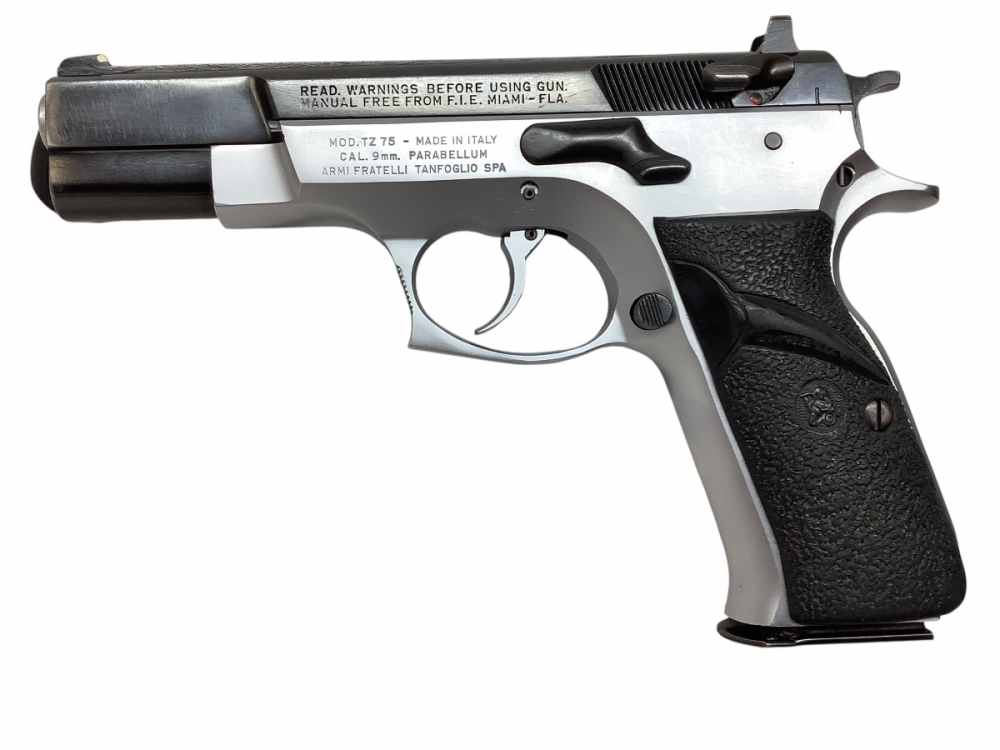 Armi Fratelli Tanfoglio TZ-75 Semi Auto 9mm Pistol GOOD!-img-1