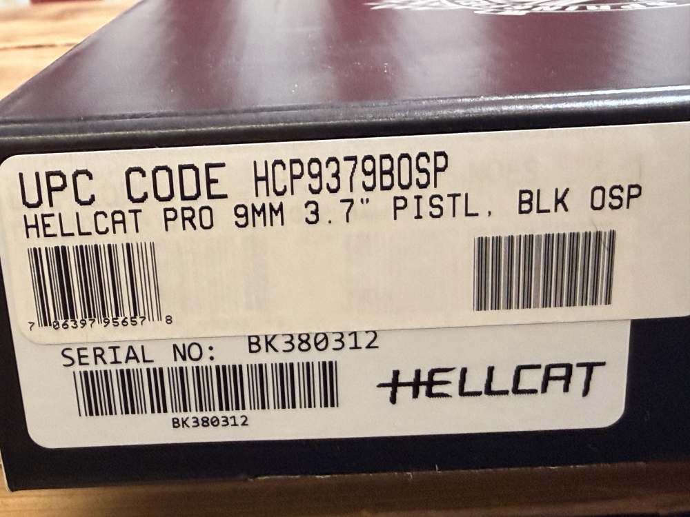 Springfield Hellcat Pro OSP 9mm w/ Vortex Defender-CCW Red Dot New in Box-img-16