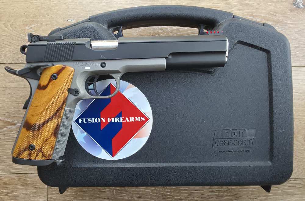 Fusion Firearms 1911 10mm 6" Long Slide Kensight Adj Sights EXCELLENT-img-4