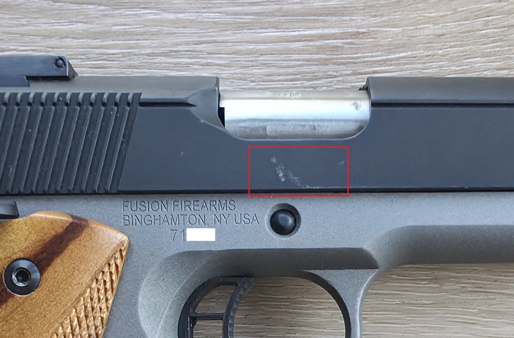 Fusion Firearms 1911 10mm 6" Long Slide Kensight Adj Sights EXCELLENT-img-5