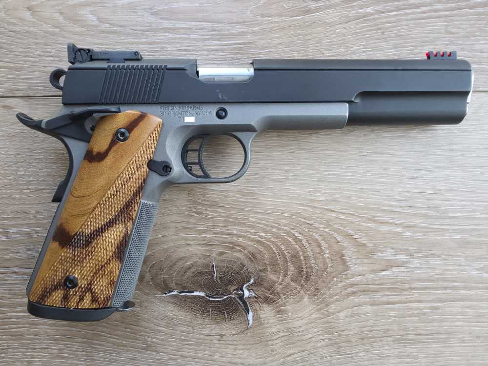 Fusion Firearms 1911 10mm 6" Long Slide Kensight Adj Sights EXCELLENT-img-0