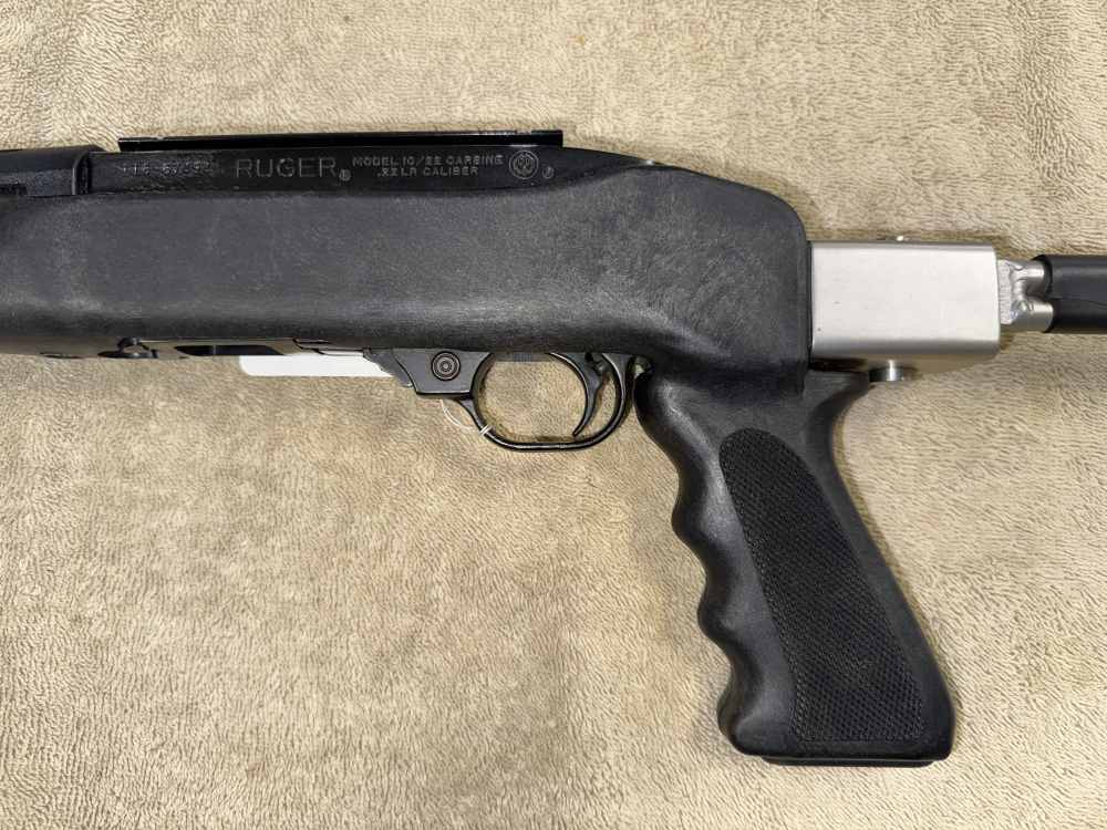 1977 Ruger 10/22 Carbine 18.5” Folding Stock Butler Creek Ram-Line Pre-Ban-img-6