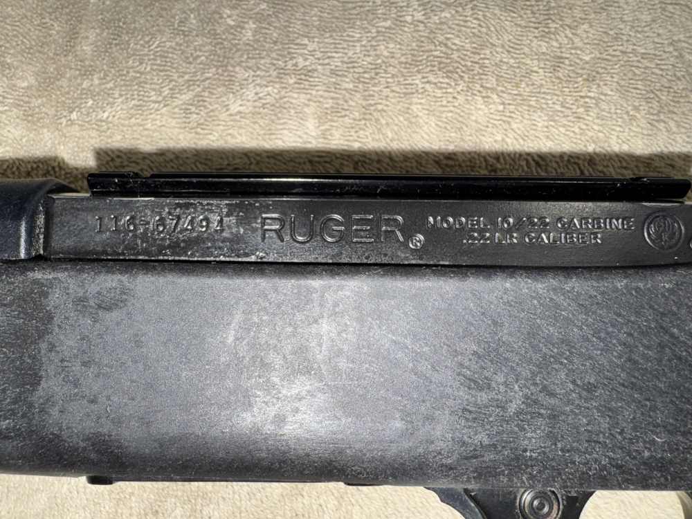 1977 Ruger 10/22 Carbine 18.5” Folding Stock Butler Creek Ram-Line Pre-Ban-img-9