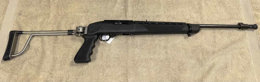 1977 Ruger 10/22 Carbine 18.5” Folding Stock Butler Creek Ram-Line Pre-Ban-img-0