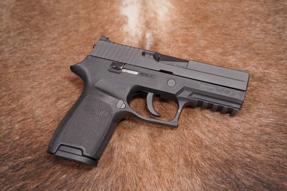 Sig Sauer Model P250 250C-9-B 9mm 3.75” DAO Semi-Auto Box CA PPT OK LNIB-img-1