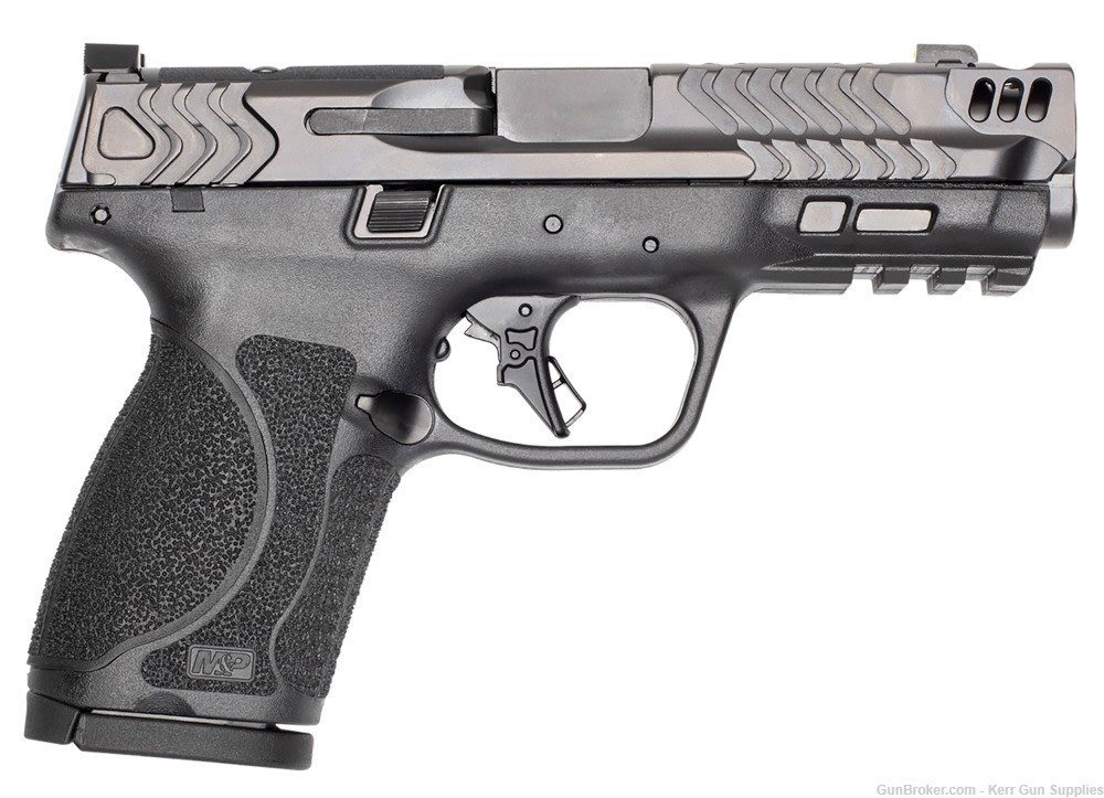 S&W M&P9 M2.0 COMPACT CARRY COMP PC 13989 9mm 15+1 OR PISTOL, NIB, 2-MAGS-img-1