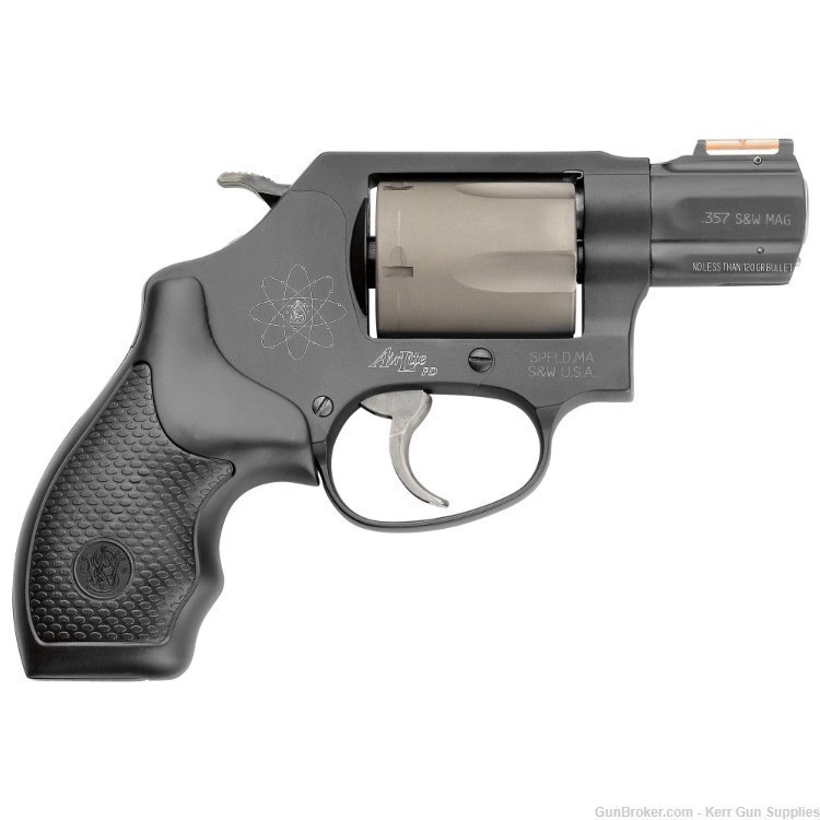 S&W 360 PERSONAL DEFENSE 163064 .357Magnum SA/DA BLACK REVOLVER, NIB-img-1