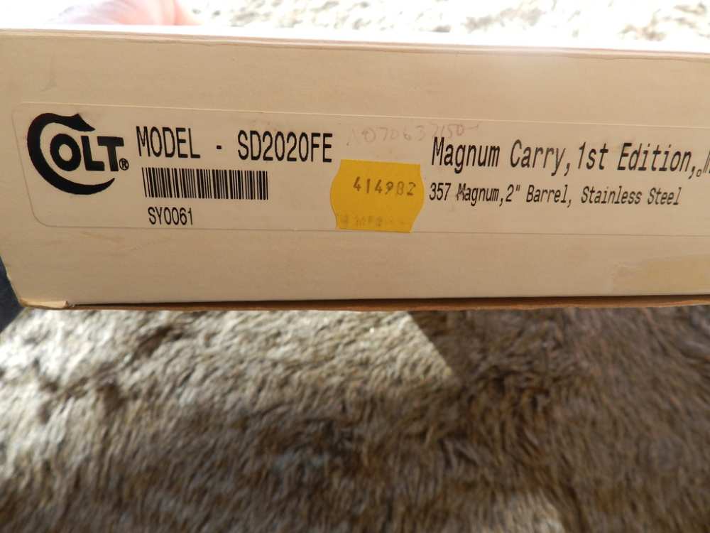 Colt Magnum Carry First Edition 357 Magnum NIB-img-14
