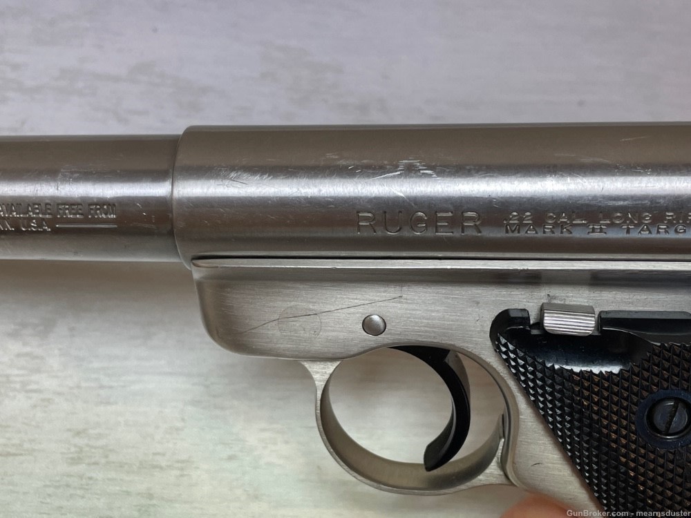 Ruger Mark II Target 22 LR 10 inch Bull Stainless H129-img-2