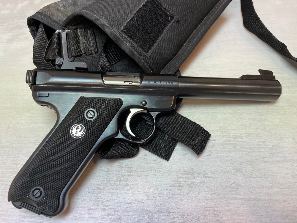 Ruger Mark II Target Blue 5 1/2 barrel Exc. H130-img-0