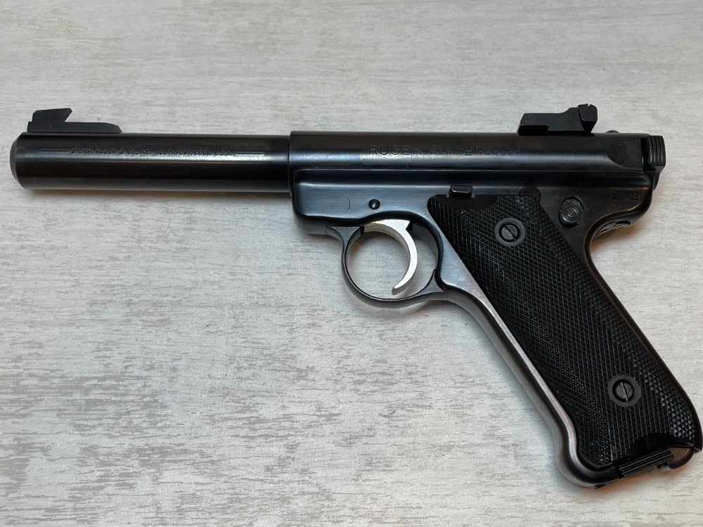 Ruger Mark II Target Blue 5 1/2 barrel Exc. H130-img-1