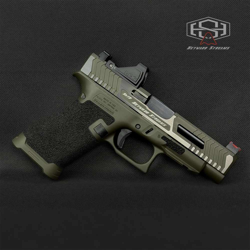 Glock 48 Custom  |Precision-milled OEM SLIDE | OD Green Cerakote | + OPTIC-img-1