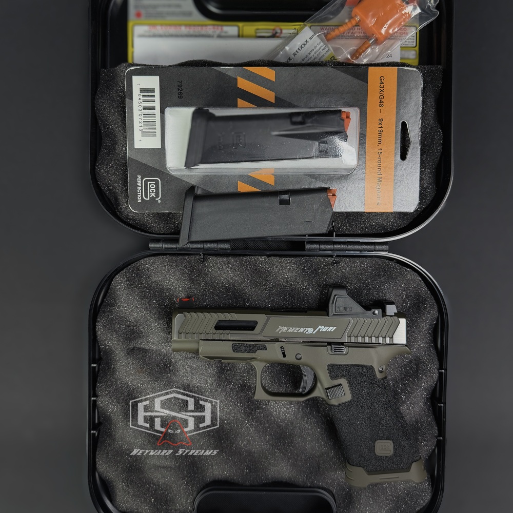 Glock 48 Custom  |Precision-milled OEM SLIDE | OD Green Cerakote | + OPTIC-img-2