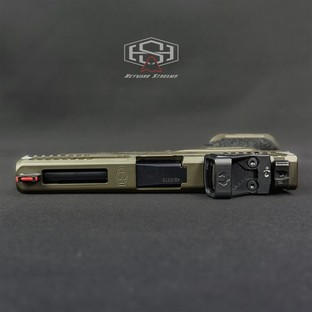 Glock 48 Custom  |Precision-milled OEM SLIDE | OD Green Cerakote | + OPTIC-img-4