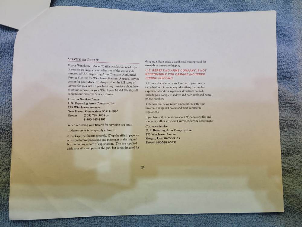 Winchester Model 70 User Manual Color Hardcopy-img-3
