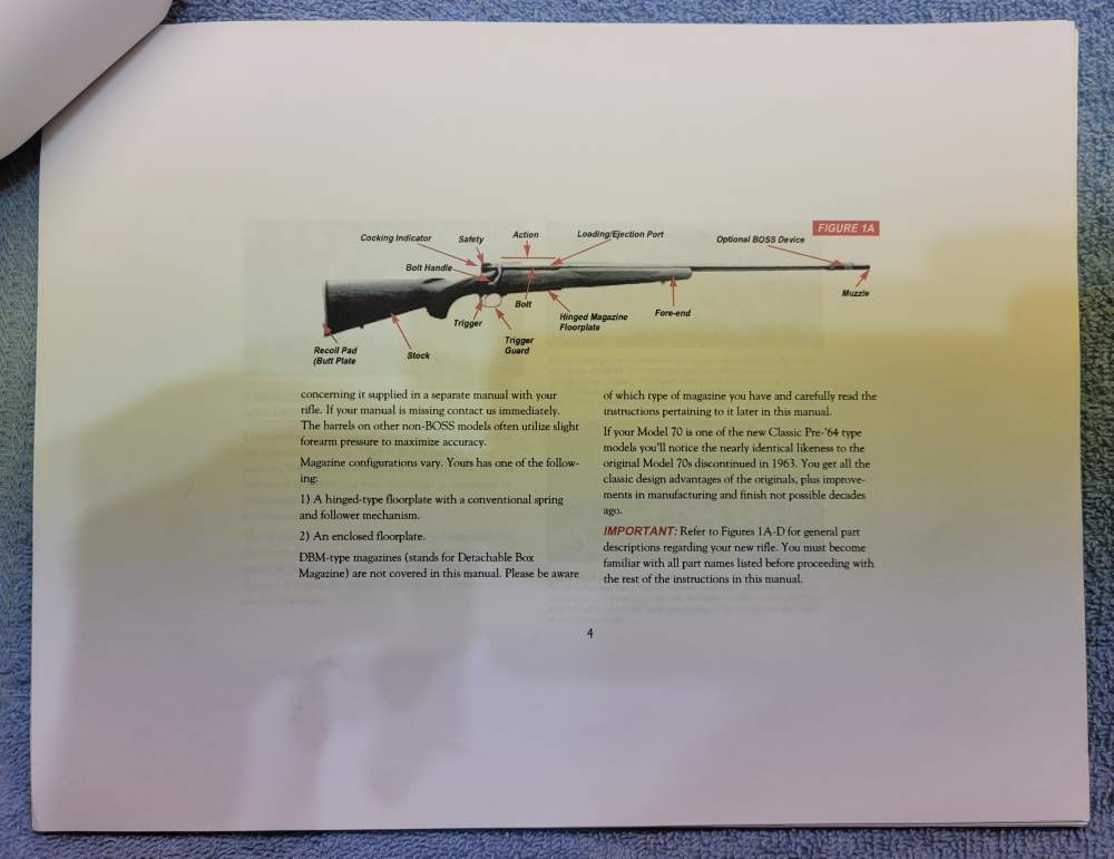 Winchester Model 70 User Manual Color Hardcopy-img-1
