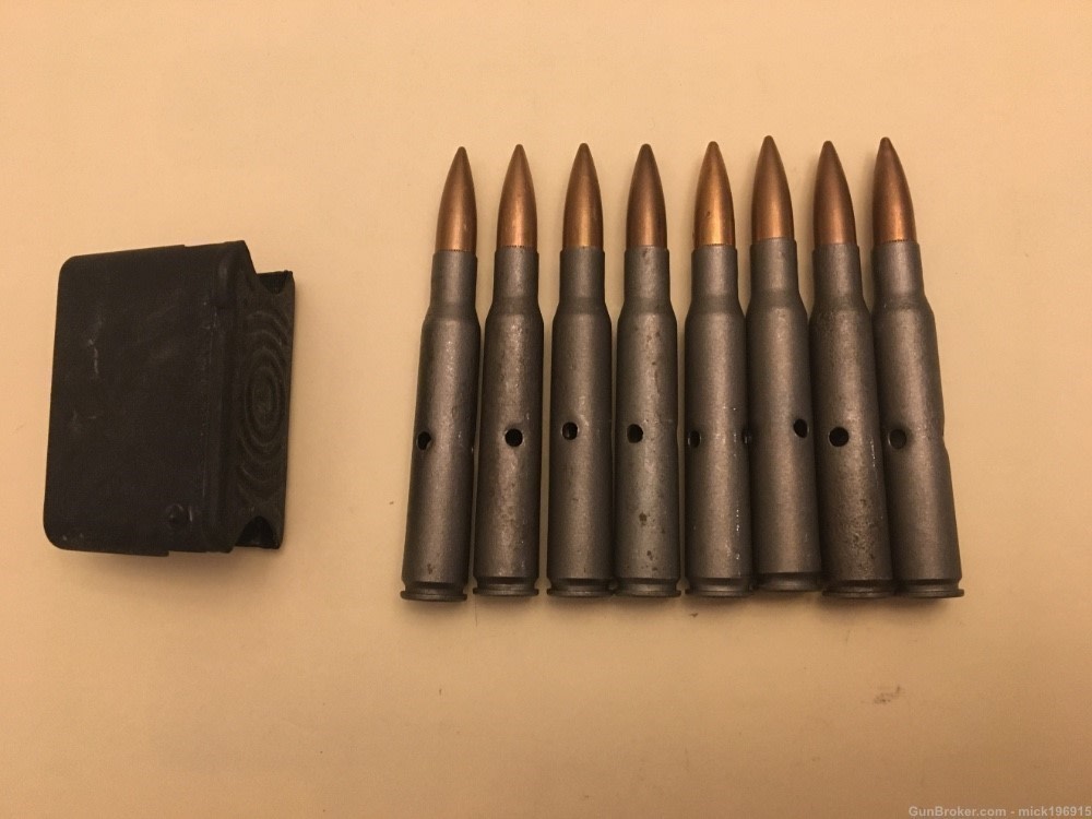 30.06 USGI M2 Ball Dummy rounds non functional trainer en bloc M1 garand -img-0